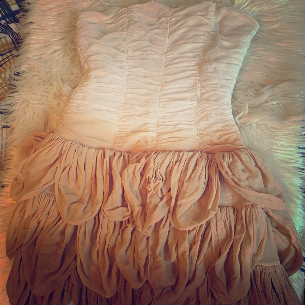 Bebe Size M Party Strapless Dress